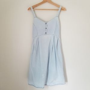 Chambray denim dress